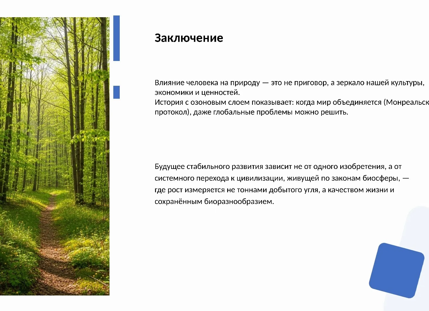 О решении проблем транспортной инфраструктуры леса
